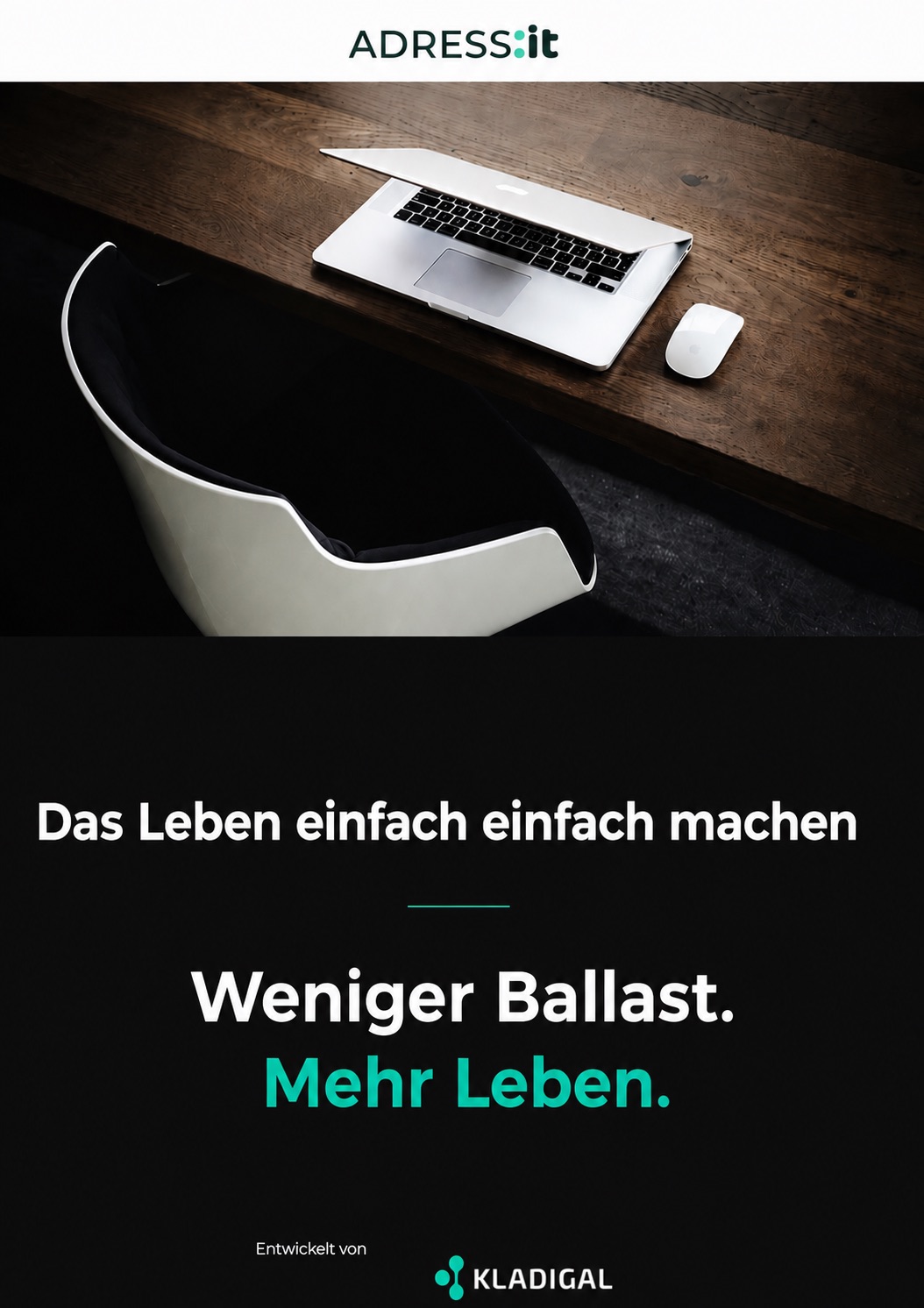 Kursmotiv: Das Leben einfach einfach machen – Weniger Ballast. Mehr Leben.